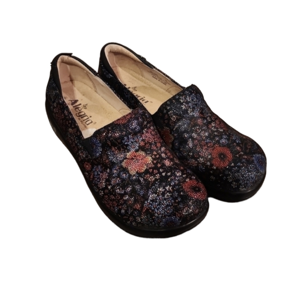 Alegra Keli clog Midnight garden size 7